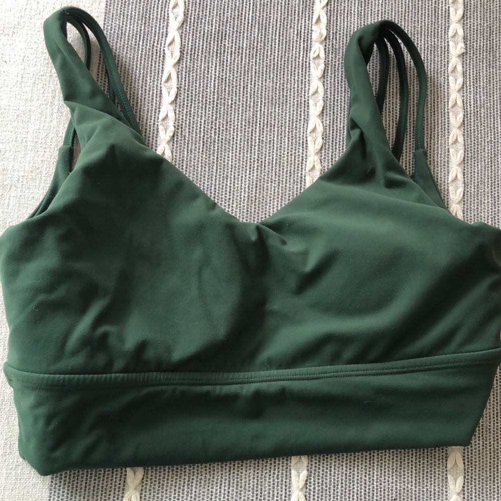 Women's Buffbunny Green Sports Bra